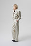 OPTIMISME trousers in cream leather