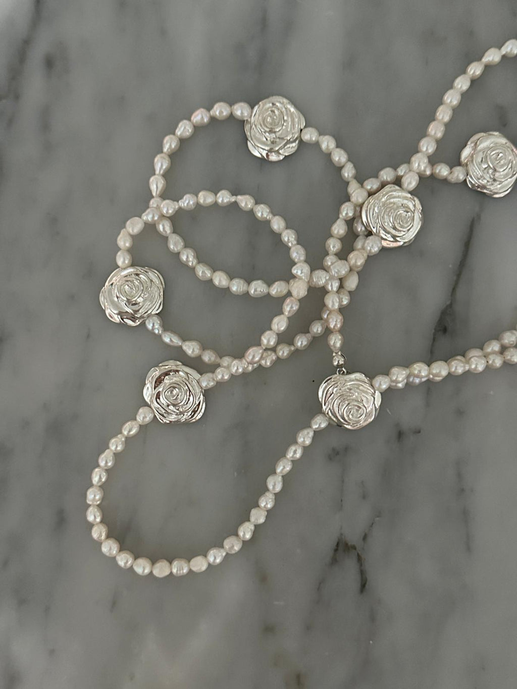 Halskette Duchesse de Montebello Perle Silber