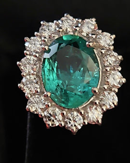 Kolczyki Émeraude Royale