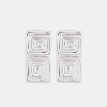 Balard Double Argent Earrings