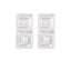Kolczyki Balard Petit Double Argent