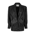 PASSION retro It-Girl-Jacke aus schwarzem Leder