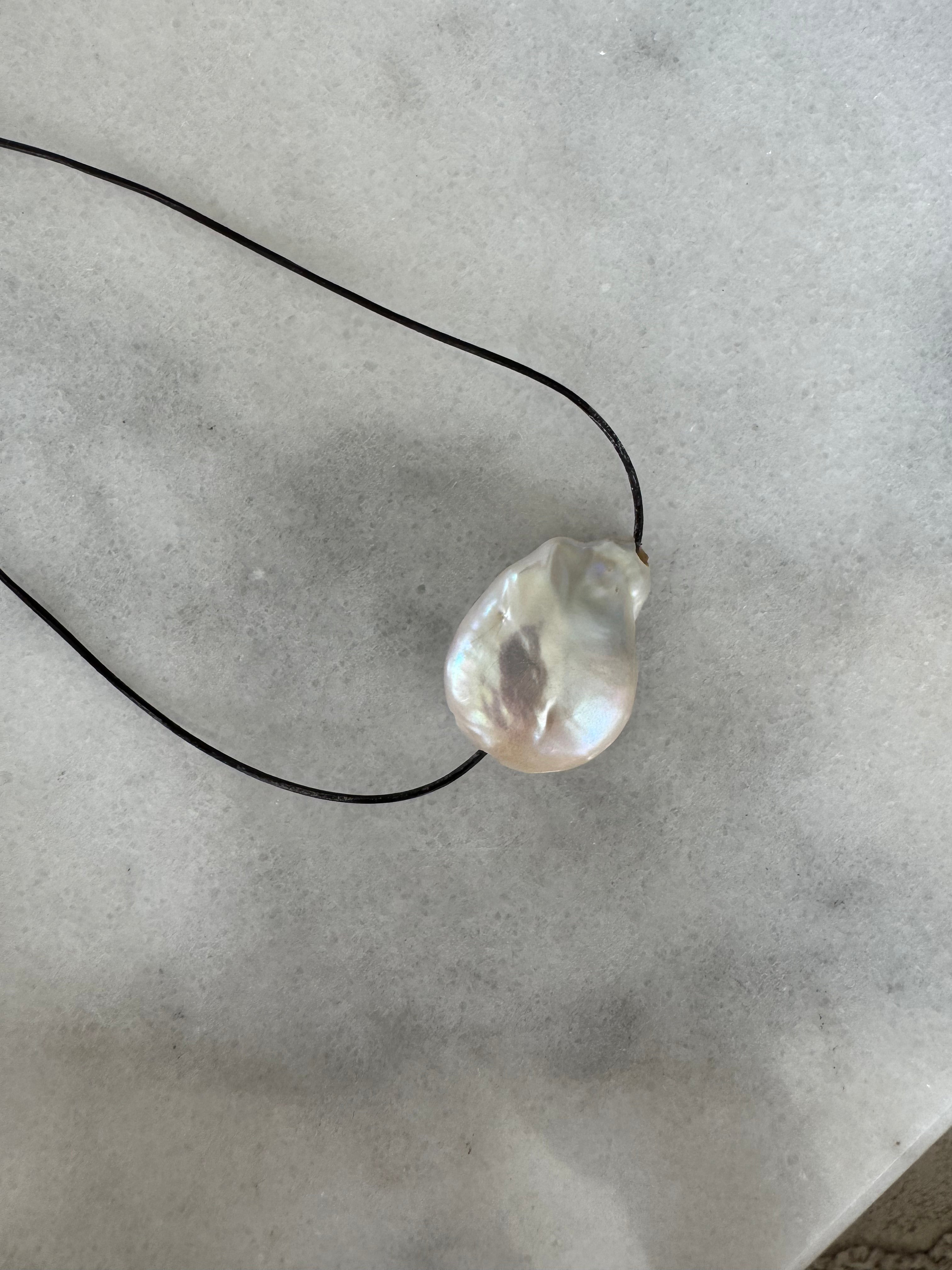 Halskette Choker Barockperle