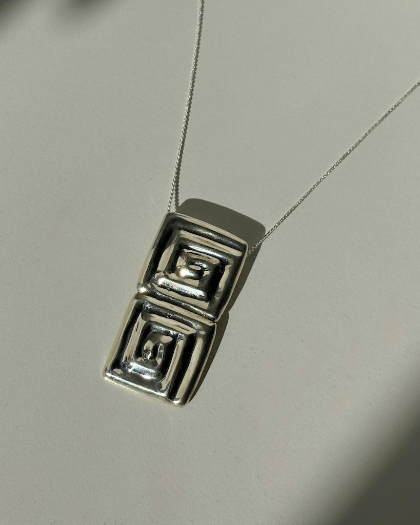 Halskette Balard Double Argent