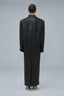 AMOUR noir straight coat in black