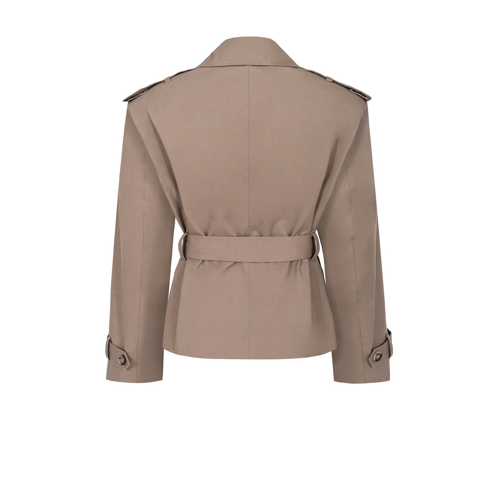 AMBITION short trench coat