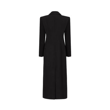 COLÉRE waisted coat in black