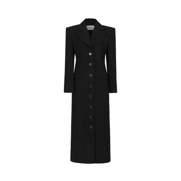 COLÉRE waisted coat in black