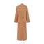 JALOUSIE straight coat in caramel