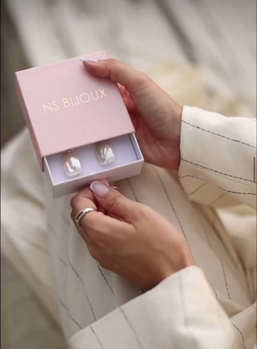 Kolczyki Cardinal de Richelieu Perle Argent