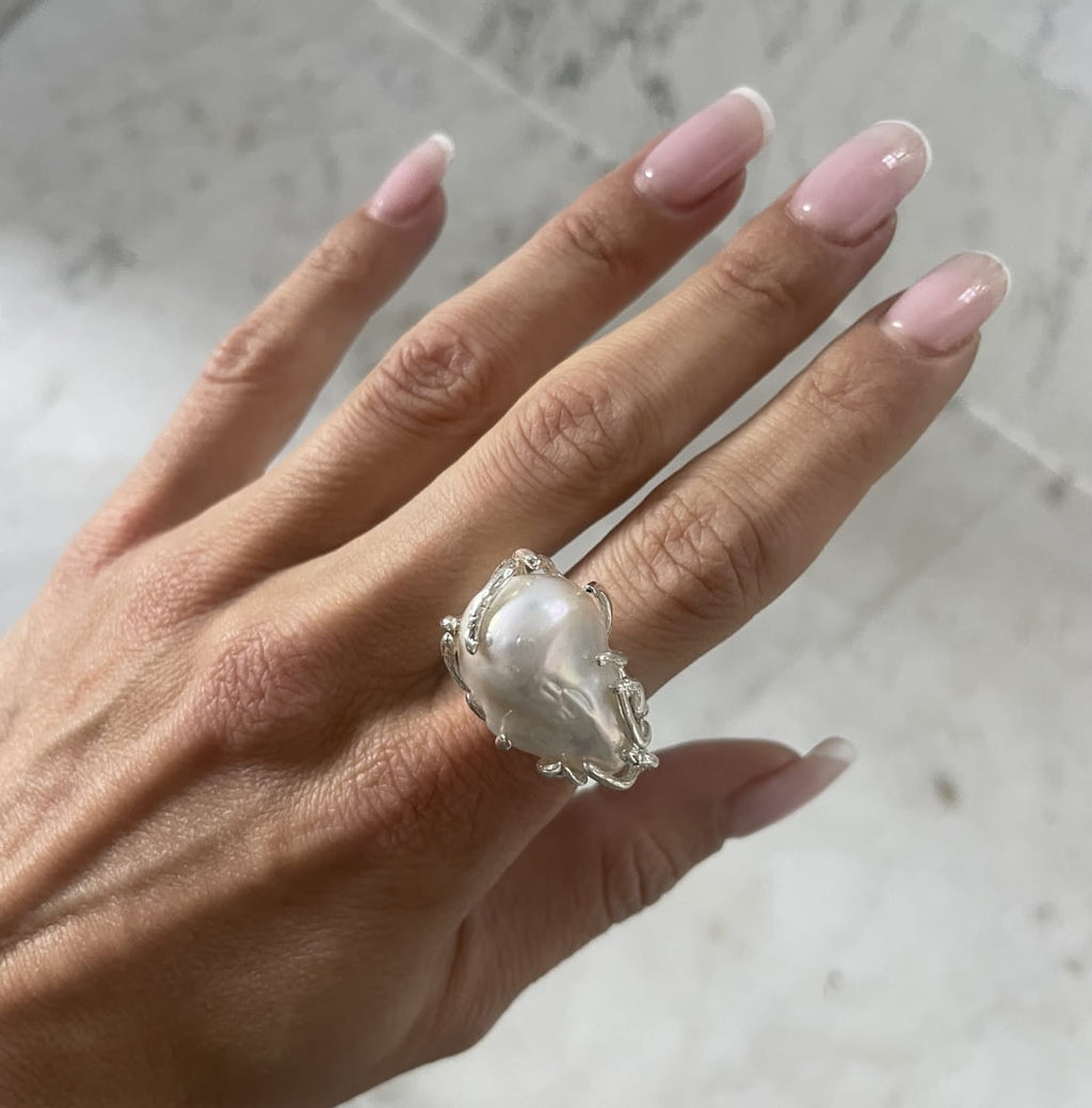 RING VALLAURIS SILBER