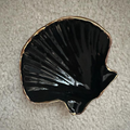 Schale Muschel Schwarz
