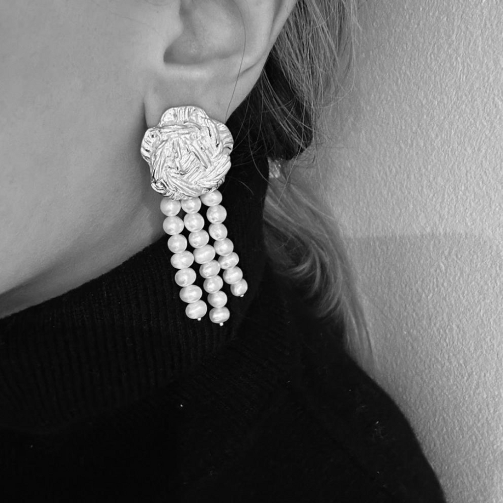 Ohrringe Françoise Argent Petit Perle