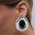 Kolczyki Lemoine Noir Argent